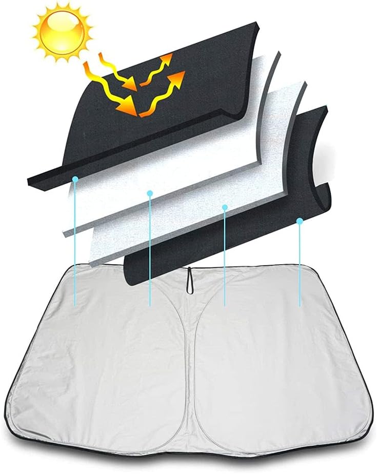 Parasol plegable para coche con logotipo